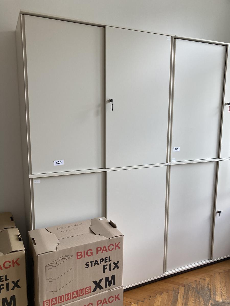 2 Stk. Bene Aktenschrank-Kombination Ober-